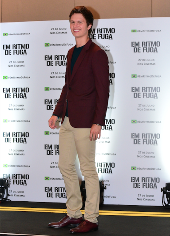 Ansel Elgort, Baby Driver, Brasil Ansel Elgort, Baby Driver, Brasil